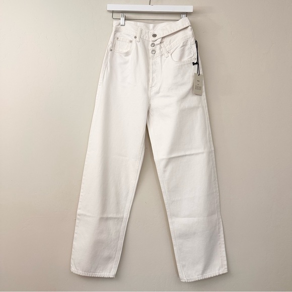 AGOLDE Broken Waistband Jeans in Milkshake - Picture 7 of 16